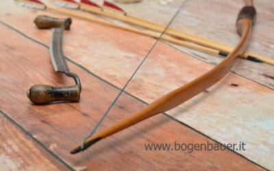 Arco Osage Orange con punte ad ago